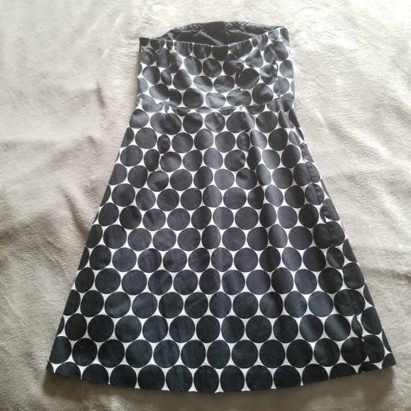 NEW - The Limited Strapless Black and White Dress - Picture 9 of 12